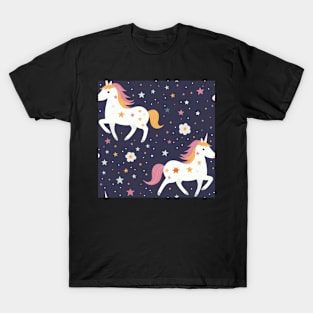 Cute Sweet Unicorn Pattern for Kids T-Shirt